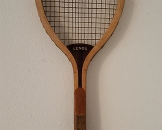 Antique 1890s Wright Ditson LENOX Tennis Racket