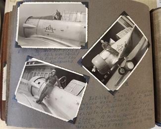 Great WW2 photo album of pilots and aircraft in Germany, most identified