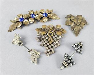Rhinestone Brooches