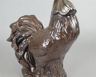 Metalic Painted Rooster