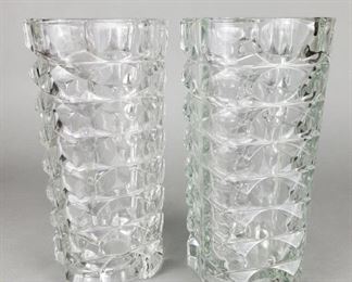 French Art Glass Vases