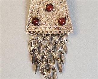 Fire Gilded Turkmen Brooch