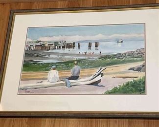 Watercolor of Edmonds WA