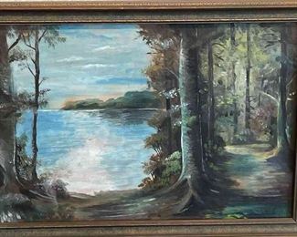 Vintage R. For sling piece of art