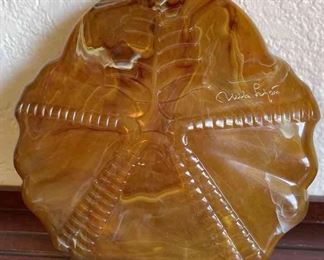 Faux Tortoise Shell Box