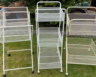 Rolling Organizational Carts, great for a laundry room