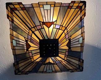 Stained Glass Ceiling Light Fixture