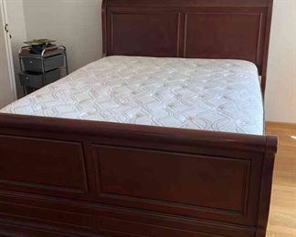 Queen Bed. Mattress optional