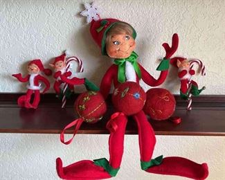 AnnaLee 2004 2007 Christmas Elves Decor