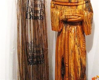 6ft Life Size St. Francis Hand Carved Statue - Impressive!