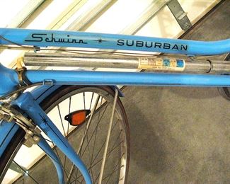 Vintage 1970's Schwinn Suburban Bicycle