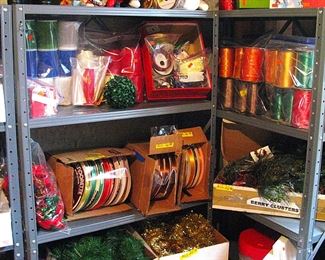 Holiday Decorations - Spools of Ribbon