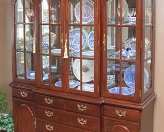 Lineage China Cabinet (92"h x 68.5"w x 19.5"d):  $860.00