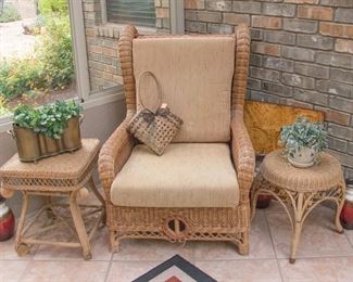 Wicker Furniture priced from:  $58.00 - $600.00