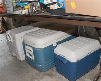 Coolers for the summer, Igloo:  $40.00 - $120.00
