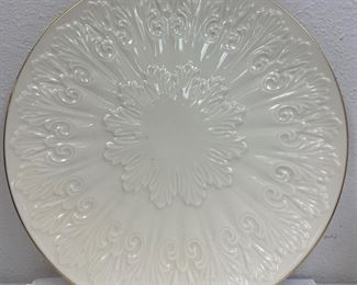 OS6230 Lenox Chateau Collection 12in Round Ivory Serving Platter Gold Trim https://www.ebay.com/str/agesagoestatesales