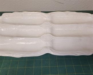 OS9016 White Ceramic Holds 6 ears Corn on The Cobb Platter Made in Portugal https://www.ebay.com/str/agesagoestatesales