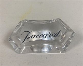 RC6112 Baccarat France Glass Store Display Sign Sculpture https://www.ebay.com/str/agesagoestatesales