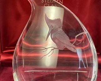 RC6135 Steuben Glass Kingfisher James Houston Paperweight with Fitted Box https://www.ebay.com/str/agesagoestatesales