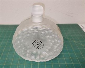 RC9043 Vintage 8 inch Lalique Frosted Crystal Perfume Bottle Made in France https://www.ebay.com/str/agesagoestatesales