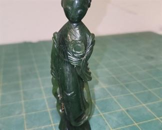 RC9015 KuanYin Goddess of Mercy Nephrite Jade Statue w Cert of Authenticity https://www.ebay.com/str/agesagoestatesales