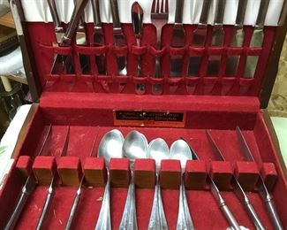 Vintage silver with boxes