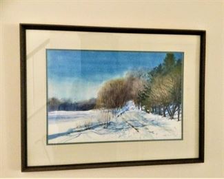 Watercolor by  Phil Austin   (1920-2004)