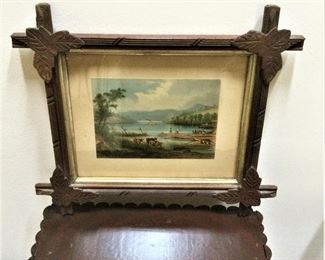 30s Adirondack Frame with Vintage Scene