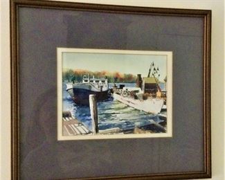 Watercolor by Phil Austin (1920/2004)