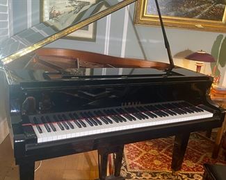 Absolutely Gorgeous Like New Acoustic Grand  Yamaha Disklavier DGB 1 K  Player Piano Enspire ST Polished Ebony #J3785910  Includes  Bench , Headphones  Purchased  7 /14 2021    for $23,000 Offering for  17, 475      This is like Perfectly  New,  Plastic is still on the Pedals    You can Purchase now ! Call 314 494 7222