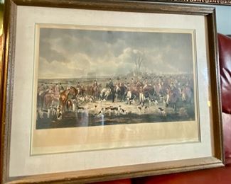 English Sporting Print  after Calvert "The Bedale Hunt” $94 each