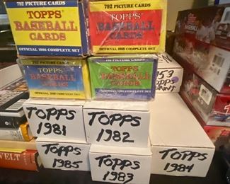 SOLD Unopened Topps      White Box   Topps     each sold some 