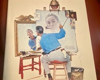 SOLD Great Large Norman Rockwell Book $15   