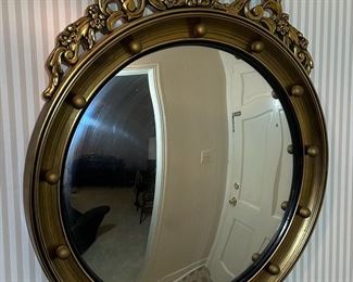 Convex Gilt Eagle Wall Mirror