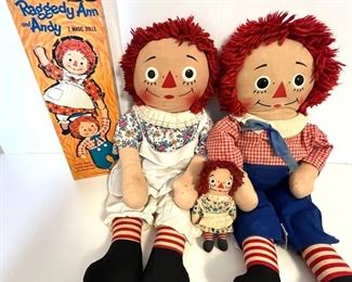 Raggedy Ann And Andy Dolls