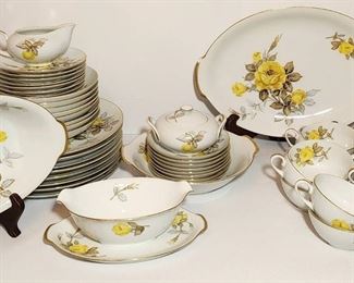 Sango Cotillion Yellow Rose China Se