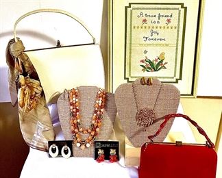 handbags and costume jewelry