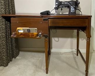 Domestic Rotary Sewing Machine and Cabinet