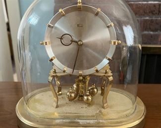 Anniversary Clock with glass dome