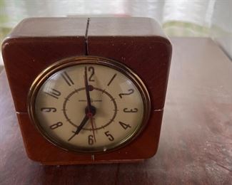 Wooden Cased Clock