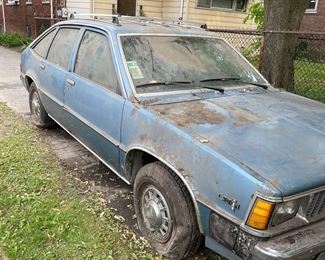 Family Owned Car since the 1980's. No title ...parts only .....chevy citation 