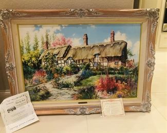 Marty Bell Painting with COA
Miss Hathaway’s Garden