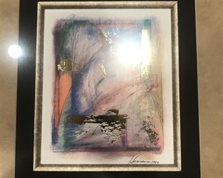 Kathryn Henneman Painting with Gold Leaf