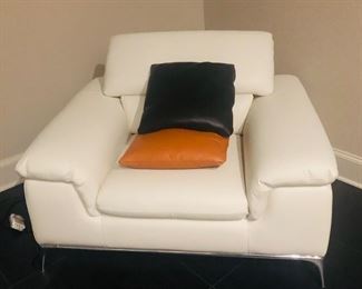 Fine Leather Cocktail Chair