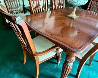 Dining Room Table + 8 Chairs
