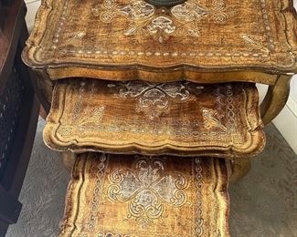 Gilt Italian Nestled Tables