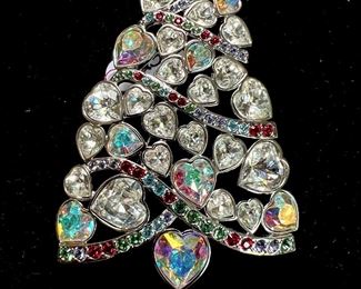 Gorgeous Swarovski ‘2007 Rockefeller Christmas Tree Brooch
