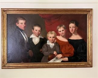 Oil Painting - The Family - 