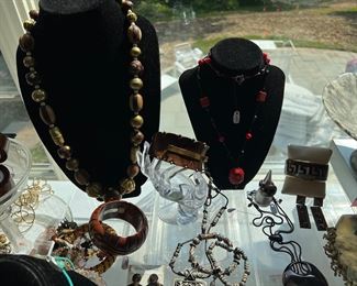 Coral + Wood Jewelry