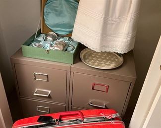 FILING CABINET, FUN LUGGAGE, BLESSING GOWN